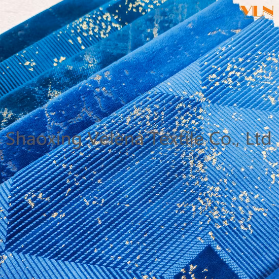 Nuovi tessuti per la casa Olanda Velluto Tintura con lamina e colla Rilievo Tappezzeria Mobili Divano Tessuto per tende Stile Africa Fabbrica cinese