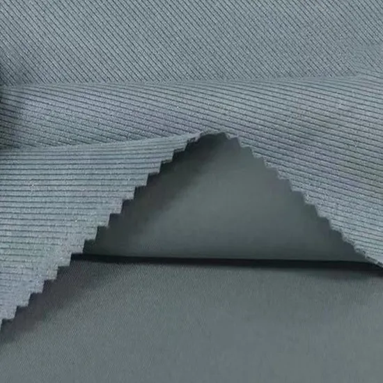 Cina Suppler Tessuto scamosciato abbronzante lavorato a maglia 92% poliestere 8% spandex con strato d'aria per divano gonna moda abbigliamento casual